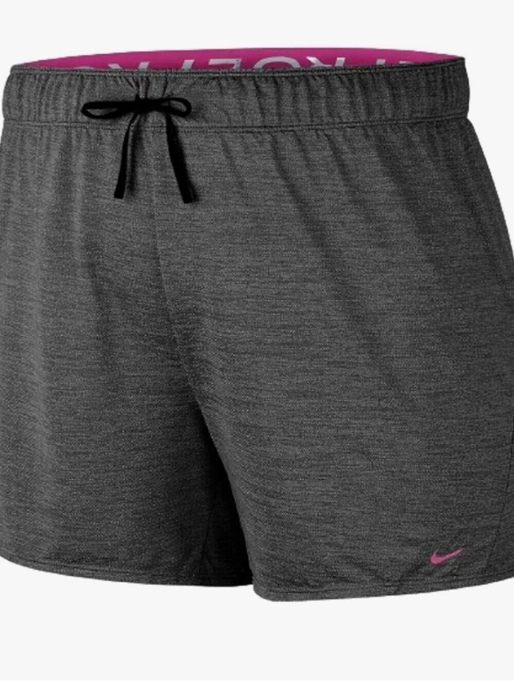 Nike Dri Fit Women Shorts Vibrant Pink Swoosh Logo Xs
